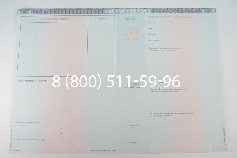 Диплом бакалавра 2014-2026 года в Красноярске