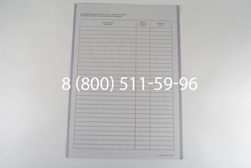 Диплом колледжа 2007-2010 годов в Красноярске