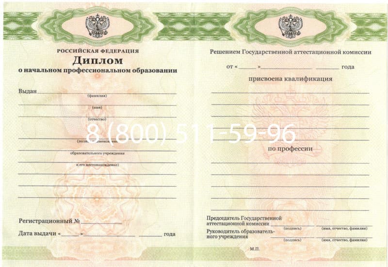 Купить Диплом о начальном образовании  2010-2026 годов в Красноярске