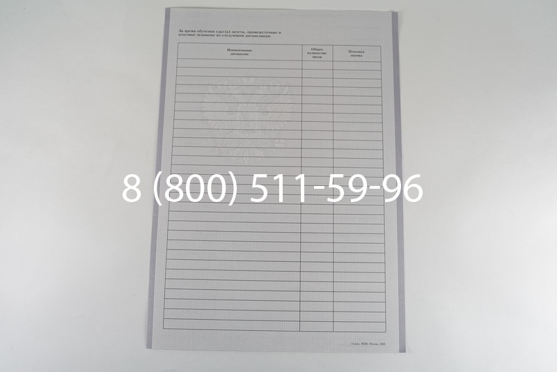 Диплом о среднем образовании 2007-2010 годов в Красноярске