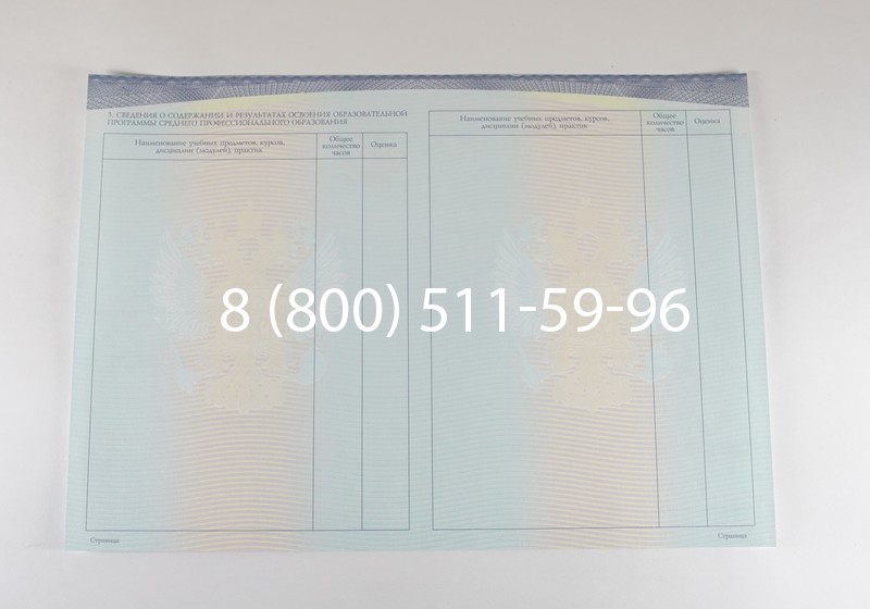 Диплом о среднем образовании (Спецбланк) 2014-2026 года в Красноярске