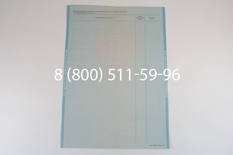 Диплом о высшем образовании 2010-2011 годов в Красноярске