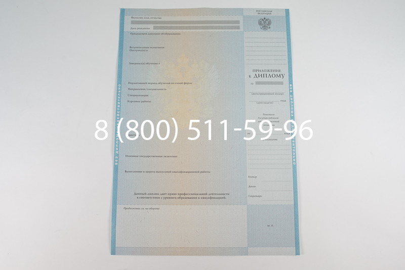 Диплом о высшем образовании 2010-2011 годов в Красноярске