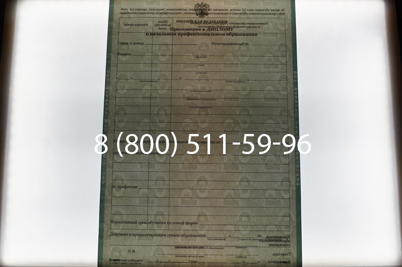 Заказать Диплом ПТУ 2014-2026 года в Красноярске