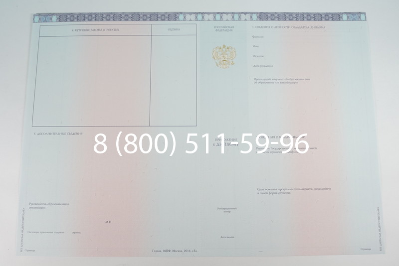 Диплом специалиста 2014-2026 года в Красноярске