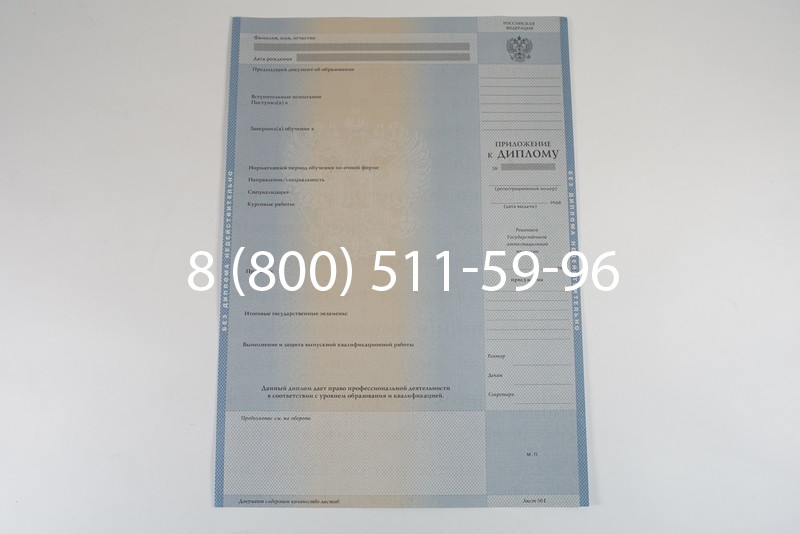 Диплом специалиста 2003-2009 годов в Красноярске