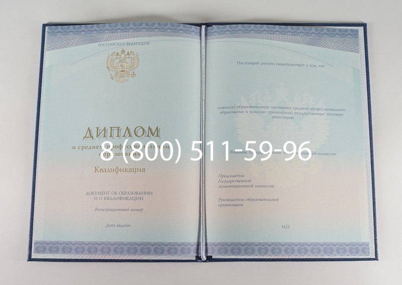 Диплом техникума (Спецбланк) 2014-2026 года в Красноярске