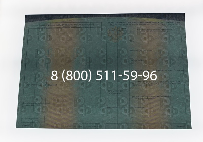 Диплом техникума (Спецбланк) 2014-2026 года в Красноярске