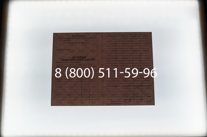 Заказать Диплом училища 1995-2006 годов в Красноярске