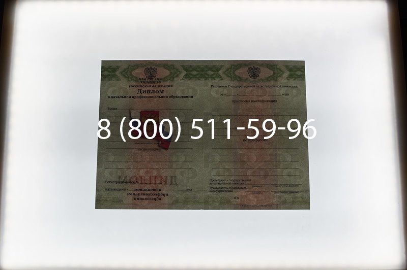 Заказать Диплом училища 2010 год в Красноярске